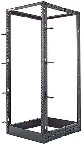 Intellinet 714242 48,26 cm 19" 4-Pfosten Laborgestell 26 HE Flatpack schwarz von Intellinet