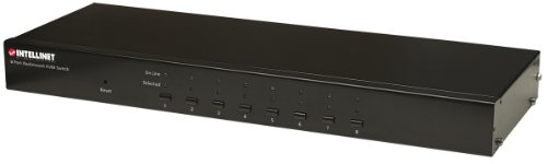 Intellinet 8-Port Rackmount KVM Switch (Combo USB + PS/2, On-Screen Display, inklusive Kabel) 506441 von Intellinet