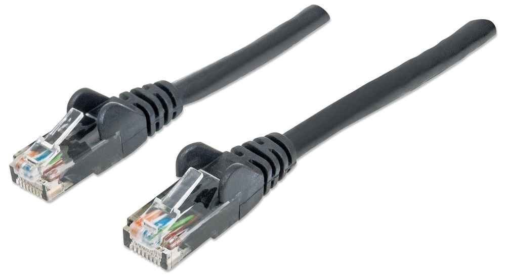 Intellinet Intellinet Patchkabel RJ45 U/UTP Cat6 2.00m Hebelschutz schw LAN-Kabel von Intellinet