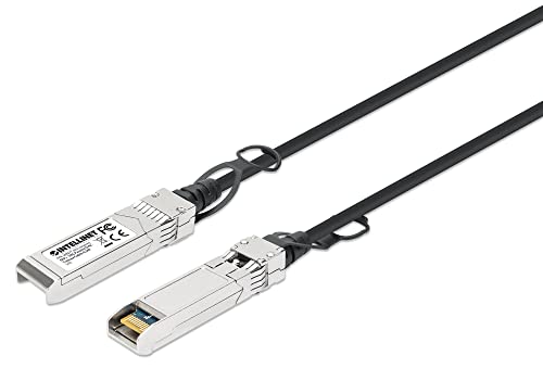 Intellinet SFP+ 10G Passives DAC Twinax-Kabel SFP+ auf SFP+, 0,5 m, MSA-konform für maximale Kompatibilität, Direct Attach Copper, AWG 30, schwarz Intellinet SFP+ 10G Passives DAC Twinax-Kabel SFP+ auf SFP+, 0,5 m, MSA-konform für maximale Kompatibilität, Direct Attach Copper, AWG 30, schwarz von Intellinet