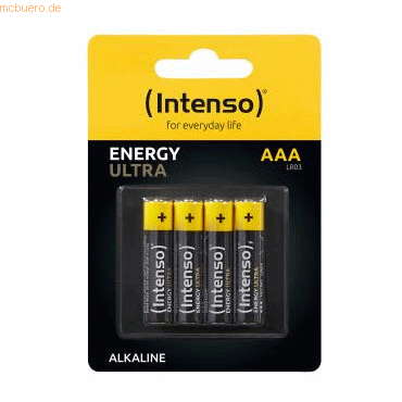 Intenso International Intenso Batteries Energy Ultra AAA LR03 4er Blis von Intenso International