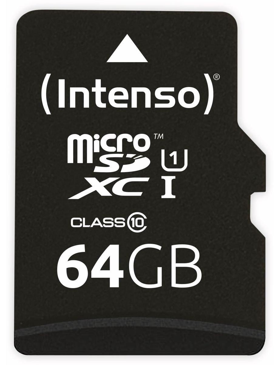 INTENSO MicroSDXC Card 3423490, UHS-I, 64 GB von Intenso