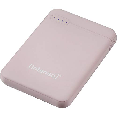 Intenso 7313523 Powerbank XS 5000, externes Ladegerät (5000mAh,geeignetfürSmartphone/TabletPC/MP3Player/Digitalkamera)Rosé von Intenso