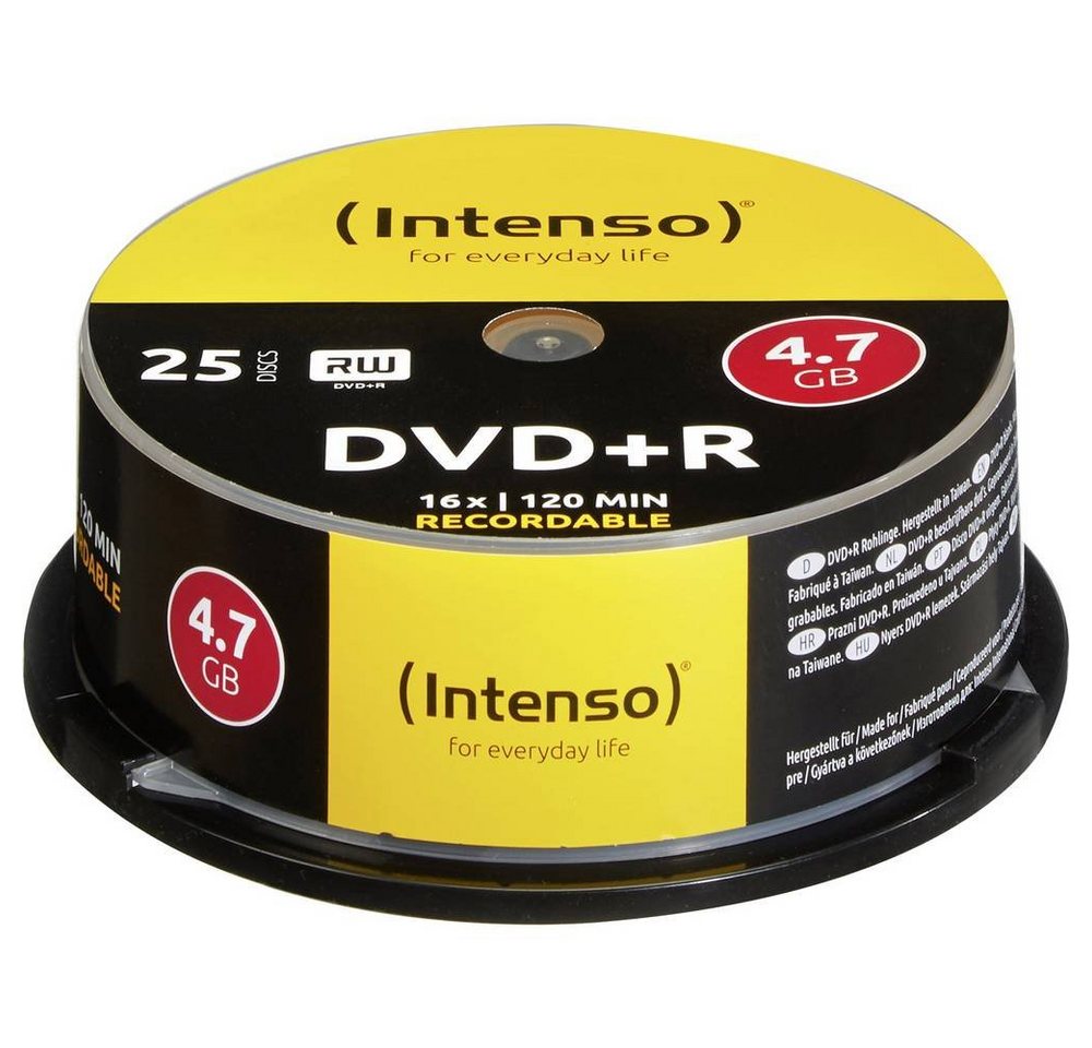 Intenso DVD-Rohling DVD+R 4.7 GB 16x 25er Spindel von Intenso