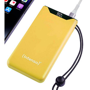 Intenso F10000 Powerbank 10.000 mAh gelb von Intenso