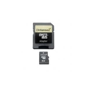 Intenso - Flash-Speicherkarte (microSDHC/SD-Adapter inbegriffen) - 4GB - microSDHC (3403450) von Intenso