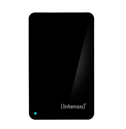 Intenso Memory Case Portable Hard Drive 2TB, tragbare externe Festplatte - 2,5 Zoll, 5400 U/min, 8 MB Cache, USB 3.2 schwarz von Intenso