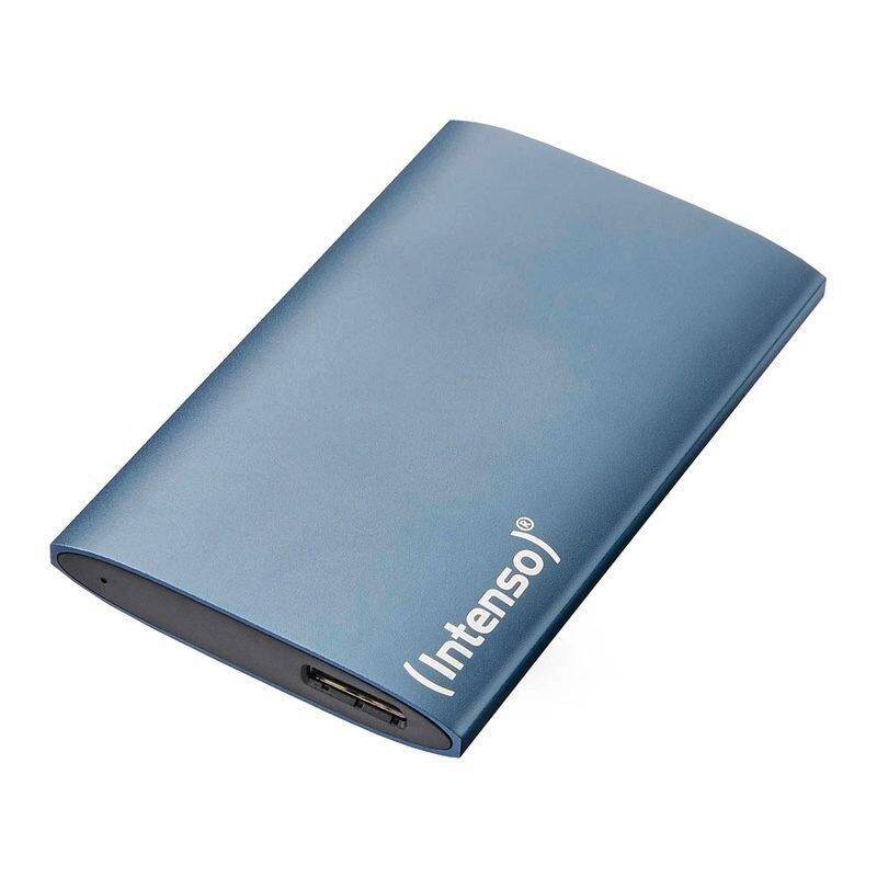 Intenso externe SSD PREMIUM 2TB, USB 3.2 Gen 1x1 Alu blau von Intenso