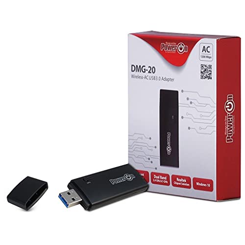 INTER-TECH DMG-20 WiFi Adap. USB-WLAN-Stick Fuer bis zu 1200Mbps. von Inter-Tech