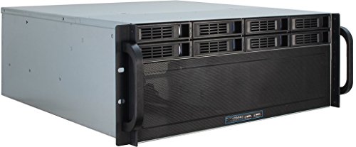 Inter-Tech 88887191 Case IPC Storage 4U-4408, o.PSU, Schwarz, Silber von Inter-Tech