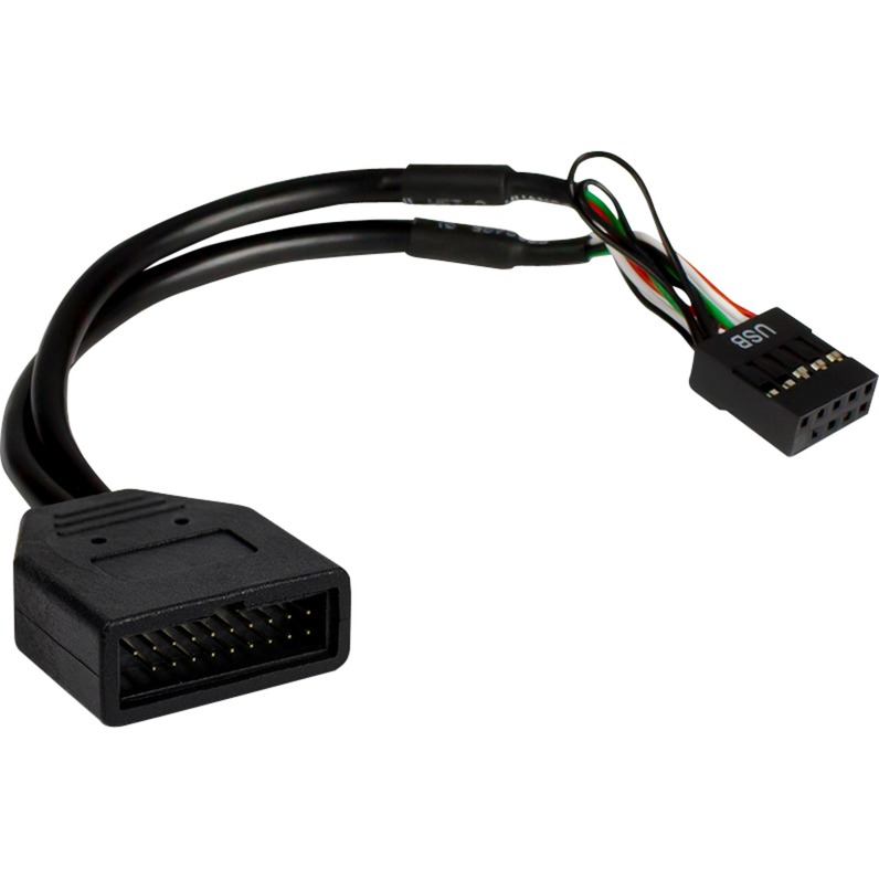 USB 2.0 Adapter, 19Pin Stecker > 9Pin Buchse von Inter-Tech