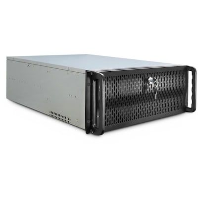 Inter-Tech 4U-4129L Server Gehäuse Schwarz 4HE von Inter-Tech