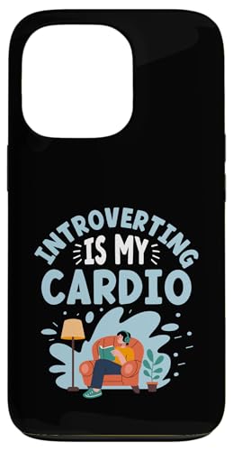 Hülle für iPhone 13 Pro Introvertiert sind meine Cardio-Sprüche für Introvertierte von Introverted Designs For Introvert People Gifts