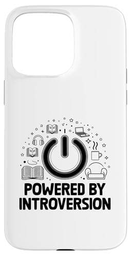 Hülle für iPhone 15 Pro Max Angetrieben von Introversion Sprüche für Introvertierte von Introverted Designs For Introvert People Gifts