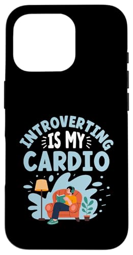 Hülle für iPhone 16 Pro Introvertiert sind meine Cardio-Sprüche für Introvertierte von Introverted Designs For Introvert People Gifts