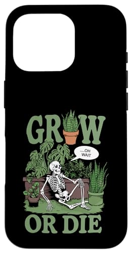 Pflanzenliebhaber botanische Zimmerpflanze Indoor-Gartenpflanzen Hülle für iPhone 16 Pro von Introverted Plant Lovers Vintage Humor Tees