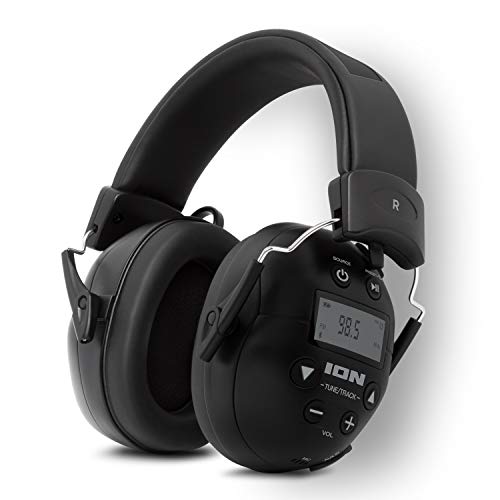 ION Audio Tough Sounds 2 – Gehörschutz mit Bluetooth und Radio, wetterfest, batteriebetrieben, 20 Std. Laufzeit, mit Freisprechfunktion von Ion