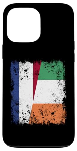 Niederlande Irland Halbflagge Niederländisches irisches Erbe Hülle für iPhone 13 Pro Max von Ireland Flag Designs Proud Irish Roots