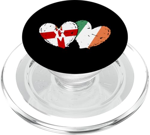 Nordirland Irland Herz Flaggen Nordirisch Irisch PopSockets PopGrip für MagSafe von Ireland Flag Designs Proud Irish Roots