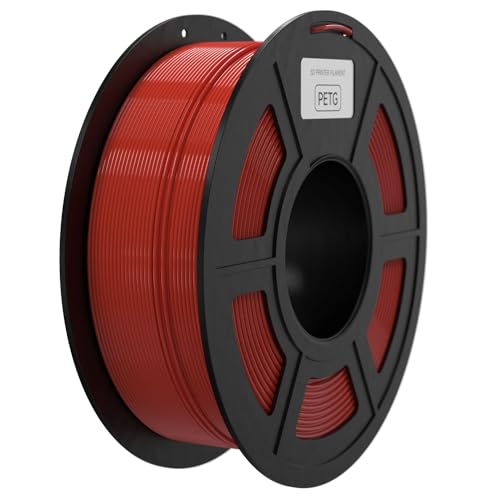 Filamento PETG Filamento per stampante 3D da 1,75 mm 1 kg (2,2 libbre) Filamento per stampa 3D ad elevata tenacità compatibile con la maggior parte delle stampanti 3D FDM Neptune 2/ Neptune 3/ Ender von Irfora