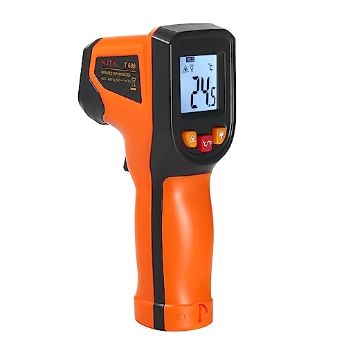 Irfora Infrarot-Thermometer, berührungslose Digitale Temperaturpistole, -50 °C bis 600 °C (-58 °F bis 1112 °F), IR-Thermometer für Industrie, Küche, Kochen, Automobil, Nicht für menschliche von Irfora