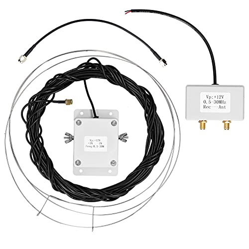 Irfora MLA-30+ (Plus) Loop-Antenne Aktive Empfangsantennen Rauscharme Mittelkurzwellenantenne mit 0,5-30 Frequenz von Irfora