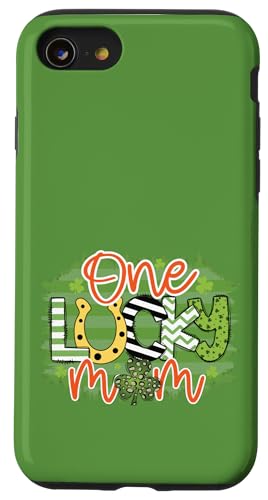 Kleeblatt St. Paddy's Day One Lucky Mama Family Matching Mom Hülle für iPhone SE (2020) / 7 / 8 von Irish AF Apparel.USA