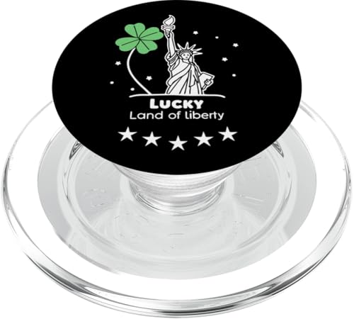 Freiheitsstatue – Stolzer irischer Festtag St. Patrick's Day PopSockets PopGrip für MagSafe von Irish American Shamrock St Patricks Paddy Day