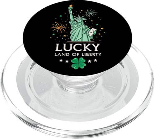 Irische Freiheitsstatue - Stolzer Festlicher St. Patrick's Day PopSockets PopGrip für MagSafe von Irish American Shamrock St Patricks Paddy Day