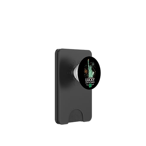 Irische Freiheitsstatue - Stolzer Festlicher St. Patrick's Day PopSockets PopWallet für MagSafe von Irish American Shamrock St Patricks Paddy Day