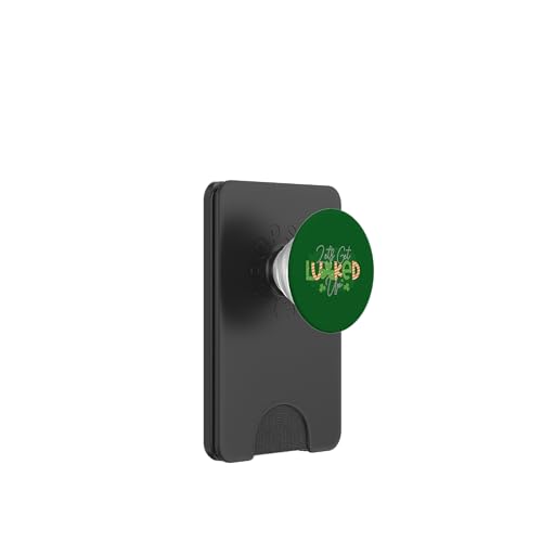 Lass uns Glück haben auf einer St. Paddy's Day Party und einer Kneipentour PopSockets PopWallet für MagSafe von Irish And Lucky AF Apparel.USA