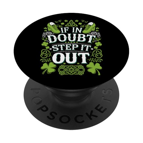 Irischer Tanz Jigging Tänzer - Irland Irish Dance PopSockets Klebender PopGrip von Irish Dance Geschenke & Ideen