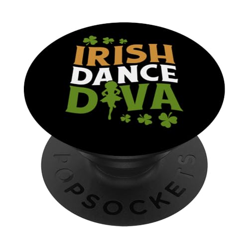 Irish Dance Irland Jigging - Tänzer Irischer Tanz PopSockets Klebender PopGrip von Irish Dance Geschenke & Ideen