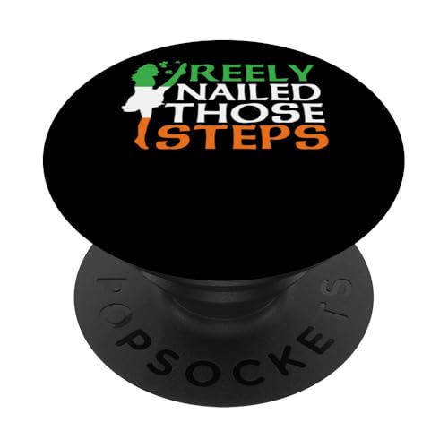 Irish Dance Tänzer Irland Jigging - Irischer Tanz PopSockets Klebender PopGrip von Irish Dance Geschenke & Ideen