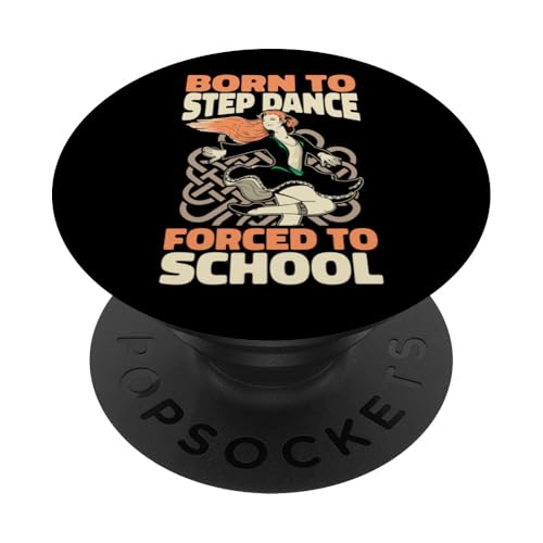 Irish Dance - Tänzer Jigging Irland Irischer Tanz PopSockets Klebender PopGrip von Irish Dance Geschenke & Ideen