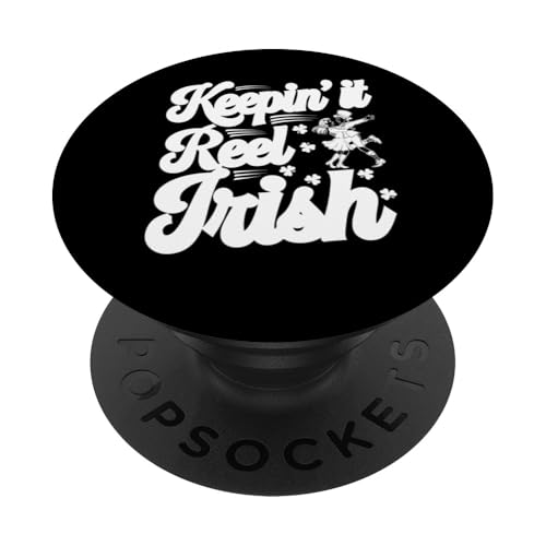 Irish Dance Tänzer - Jigging Irland Irischer Tanz PopSockets Klebender PopGrip von Irish Dance Geschenke & Ideen