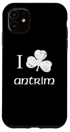 Love Antrim Irland Travel St Patricks Irish Shamrock Hülle für iPhone 11 von Irish Heritage Celtic Design Co