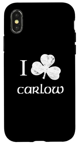 Love Carlow Irland Travel St Patricks Irish Shamrock Hülle für iPhone X/XS von Irish Heritage Celtic Design Co