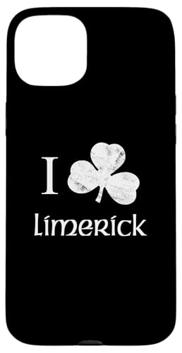 Love Limerick Irland Travel St Patricks Irish Shamrock Hülle für iPhone 15 Plus von Irish Heritage Celtic Design Co