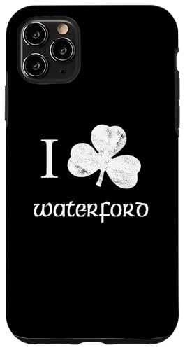 Love Waterford Irland Travel St Patricks Irish Shamrock Hülle für iPhone 11 Pro Max von Irish Heritage Celtic Design Co