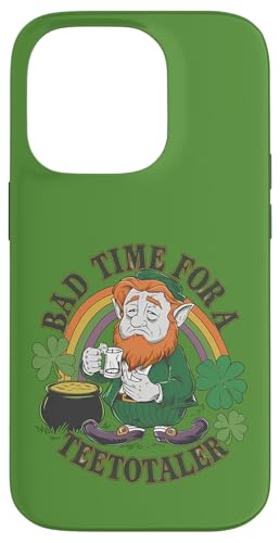 Hülle für iPhone 14 Pro Bad Time for Teetotaler: Funny St Patrick’s Day Leprechaun von Irish Humor