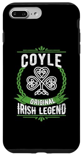 Hülle für iPhone 7 Plus/8 Plus Coyle, irischer Name, Legende: Shamrock, St. Patricks Day von Irish Legend Shoppe