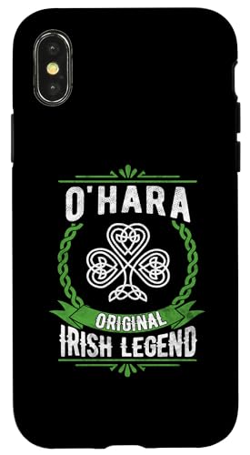 Hülle für iPhone X/XS O'Hara, irischer Name, Legende: Shamrock, St. Patricks Day von Irish Legend Shoppe