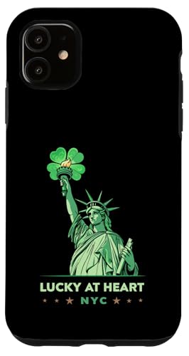 Hülle für iPhone 11 Irischer Freiheitsstatue – St. Patrick's Day von Irish Luck in New York – Statue of Liberty