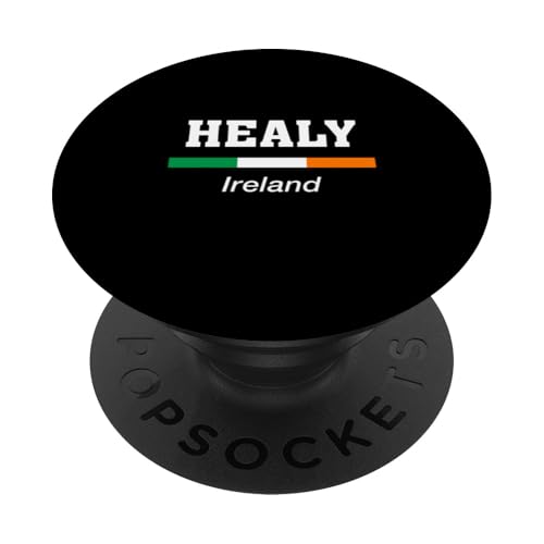 Healy Irish Family Name St. Patricks Day Irland Flagge PopSockets Klebender PopGrip von Irish Name Ireland Eire Co