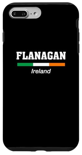 Hülle für iPhone 7 Plus/8 Plus Flanagan Irland Flagge St. Patricks Day Irland von Irish Name Ireland Eire Co