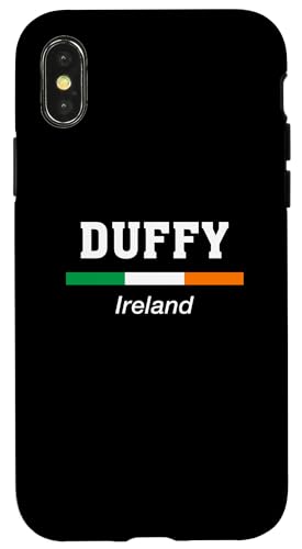 Hülle für iPhone X/XS Duffy Irischer Familienname St. Patricks Day Irland Flagge von Irish Name Ireland Eire Co