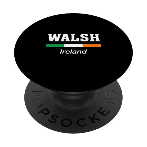 Irische Flagge mit Walsh-Motiv, St. Patricks Day, Irland PopSockets Klebender PopGrip von Irish Name Ireland Eire Co