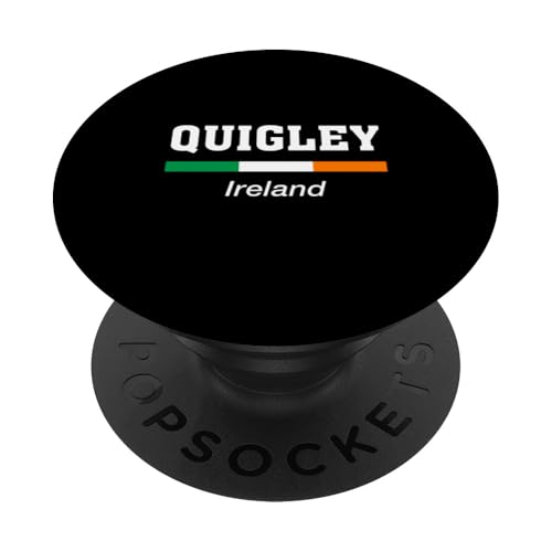 Quigley Irischer Familienname St. Patricks Day Irland Flagge PopSockets Klebender PopGrip von Irish Name Ireland Eire Co