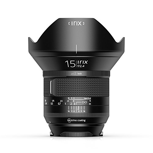 Irix ® Ultraweitwinkelobjektiv Firefly 15mm f2,4 für Canon EF (95mm Filtergewinde, für Vollformat, extrem leicht, optimierter Fokusring) von Irix